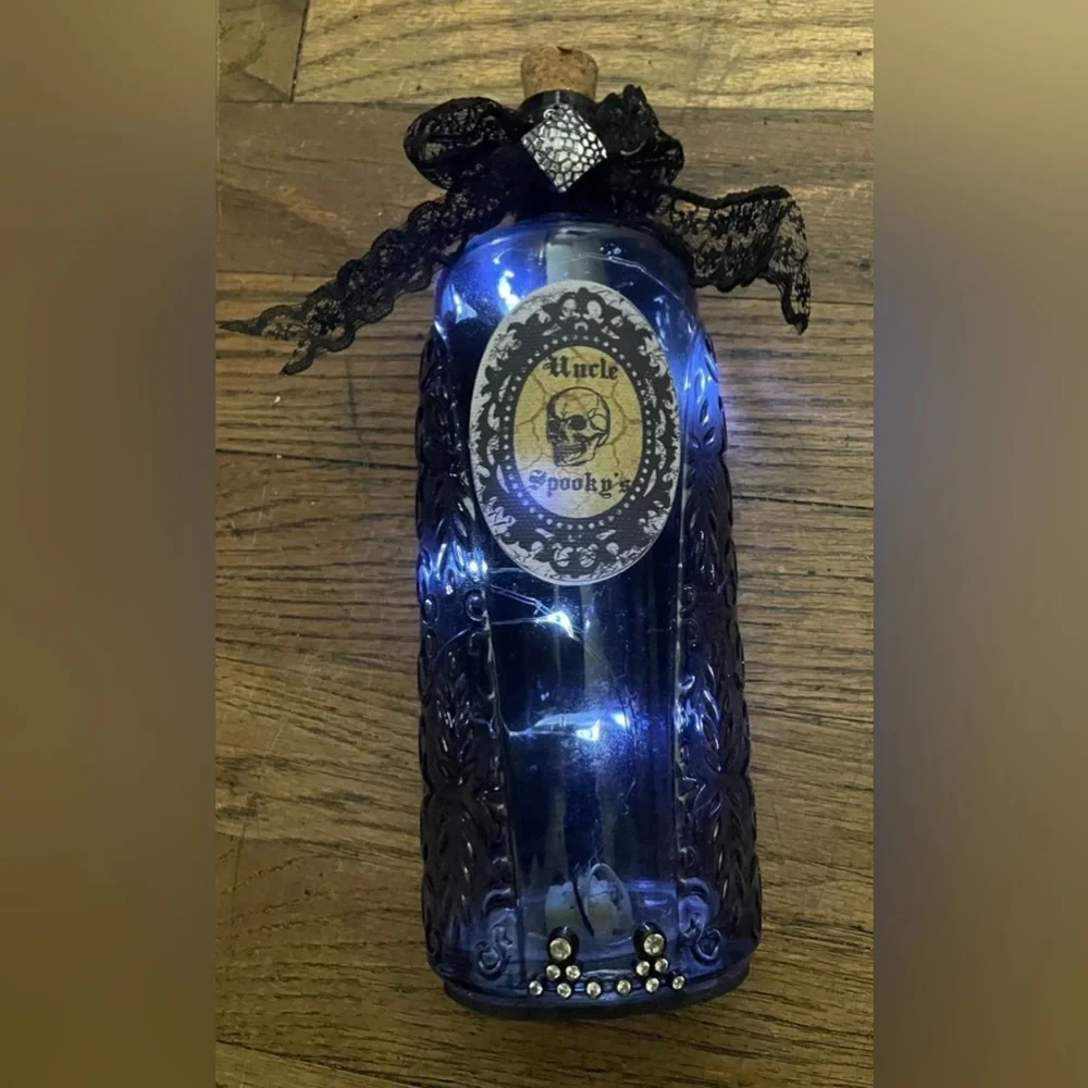 Uncle Spooky's Halloween LED Party Light Bottle Decor for Vibrant Celebrations